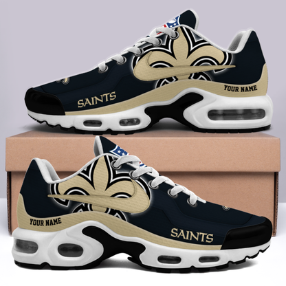 [SPECIAL OFFER] NEW CUSTOMIZED NFL24 NOS NEW ORLEANS SAINTS AIR MAX PLUS SNEAKERS