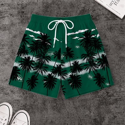 [SPECIAL OFFER] NEW CUSTOMIZED NFL25 NYJ NEW YORK JETS SHORT PANTS