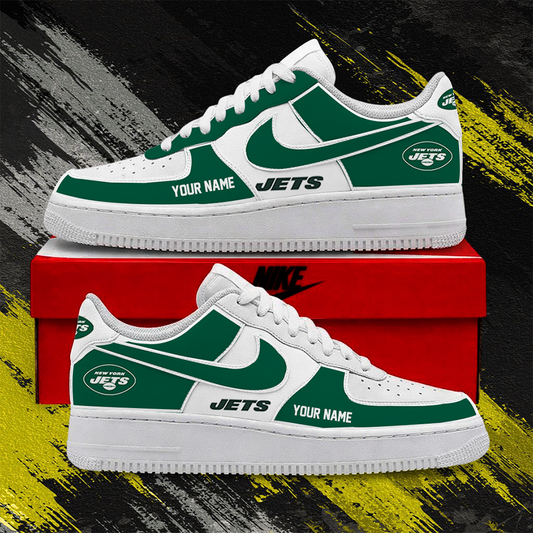 [SPECIAL OFFER] NEW CUSTOMIZED NFL25 NYJ NEW YORK JETS AF1 SHOES