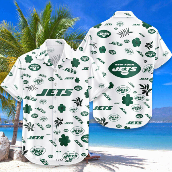 [SPECIAL OFFER] NEW CUSTOMIZED NFL25 NYJ NEW YORK JETS UNISEX HAWAIIAN SHIRT