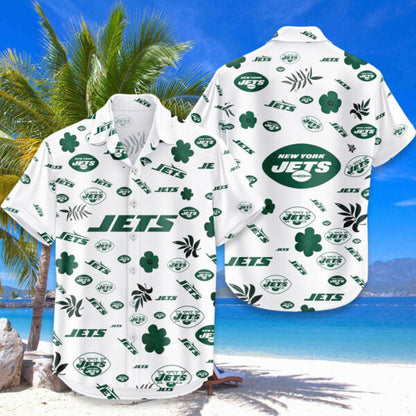 [SPECIAL OFFER] NEW CUSTOMIZED NFL25 NYJ NEW YORK JETS UNISEX HAWAIIAN SHIRT