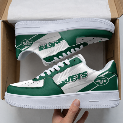 [SPECIAL OFFER] NEW CUSTOMIZED NFL25 NYJ NEW YORK JETS AF1 SNEAKERS