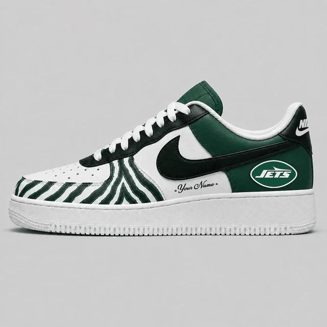 [SPECIAL OFFER] NEW CUSTOMIZED NFL25 NYJ NEW YORK JETS AF1 SHOES