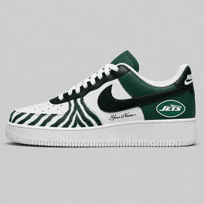 [SPECIAL OFFER] NEW CUSTOMIZED NFL25 NYJ NEW YORK JETS AF1 SHOES