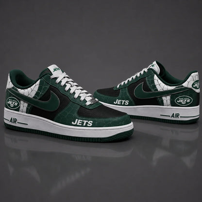 [SPECIAL OFFER] NEW CUSTOMIZED NFL25 NYJ NEW YORK JETS x SPIDER AF1 SHOES
