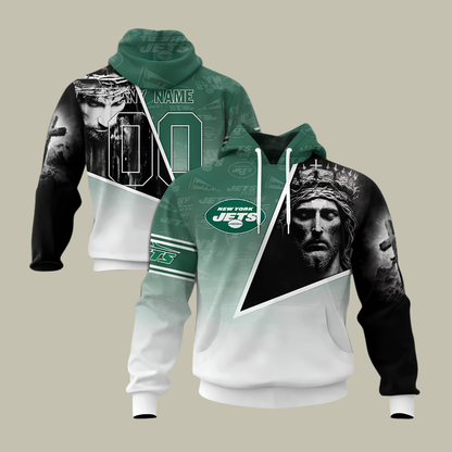 [SPECIAL OFFER] NEW CUSTOMIZED NFL25 NYJ NEW YORK JETS GOD'S BLESSING T-SHIRT, HOODIE & ZIP HOODIE
