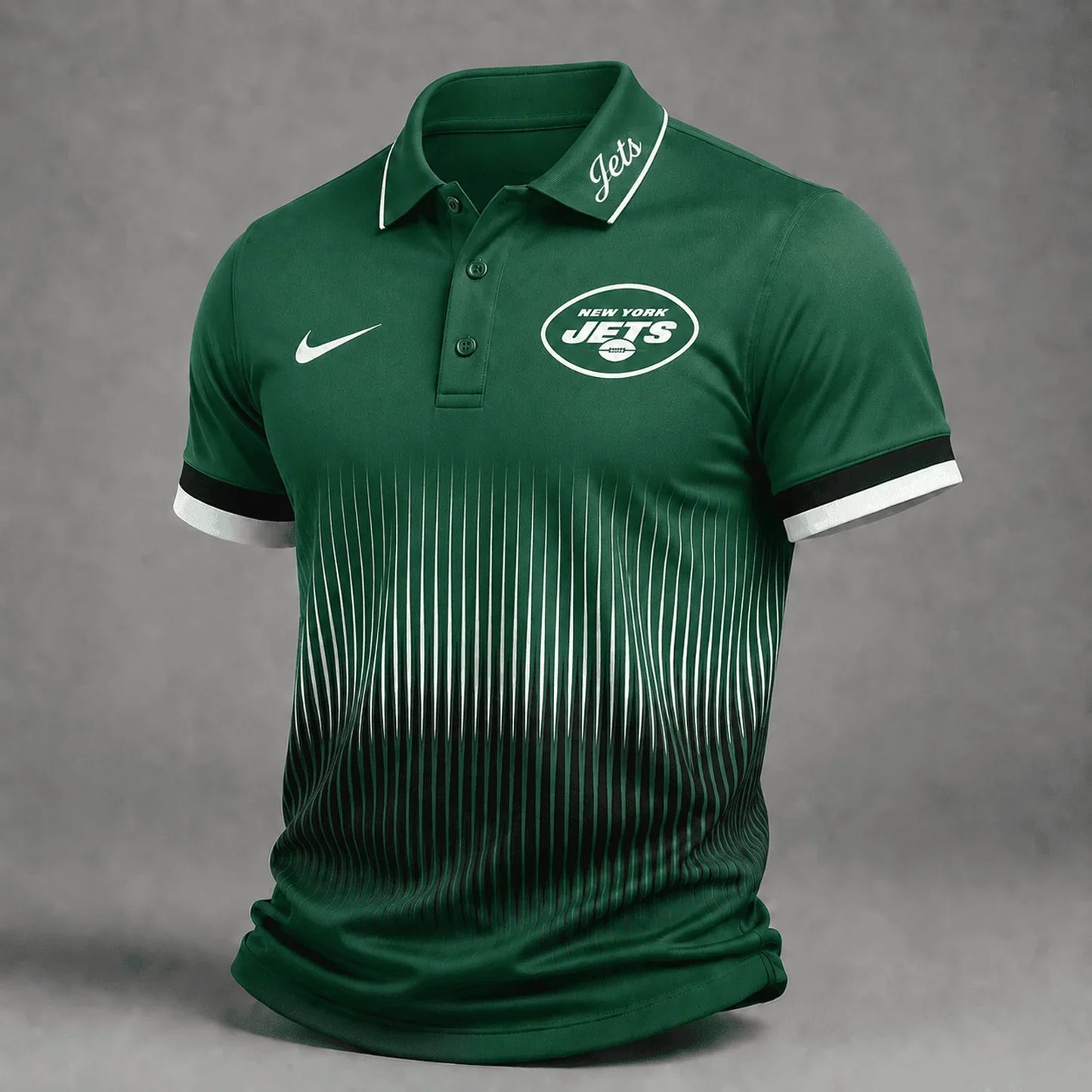 [SPECIAL OFFER] NEW CUSTOMIZED NFL25 NYJ NEW YORK JETS POLO SHIRT