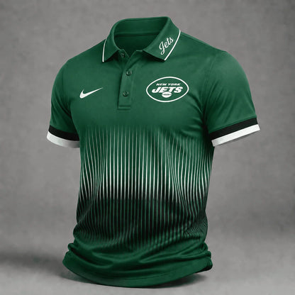 [SPECIAL OFFER] NEW CUSTOMIZED NFL25 NYJ NEW YORK JETS POLO SHIRT