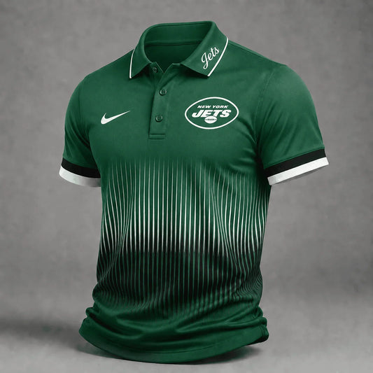 [SPECIAL OFFER] NEW CUSTOMIZED NFL25 NYJ NEW YORK JETS POLO SHIRT