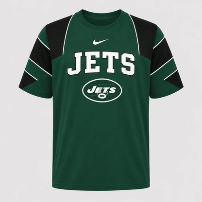 [SPECIAL OFFER] NEW CUSTOMIZED NFL25 NYJ NEW YORK JETS RAGLAN TEE