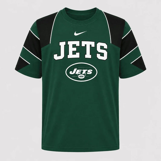 [SPECIAL OFFER] NEW CUSTOMIZED NFL25 NYJ NEW YORK JETS RAGLAN TEE