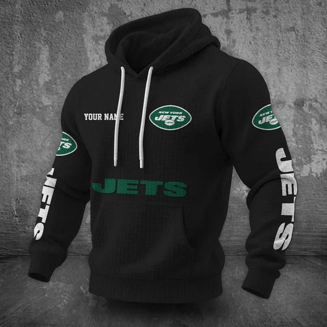 [SPECIAL OFFER] NEW CUSTOMIZED NFL25 NYJ NEW YORK JETS UNISEX HOODED SWEATSHIRT