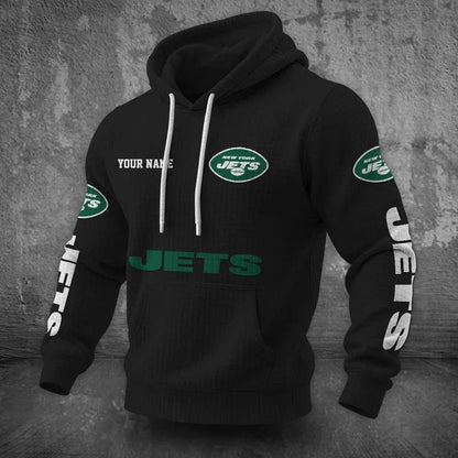 [SPECIAL OFFER] NEW CUSTOMIZED NFL25 NYJ NEW YORK JETS UNISEX HOODED SWEATSHIRT