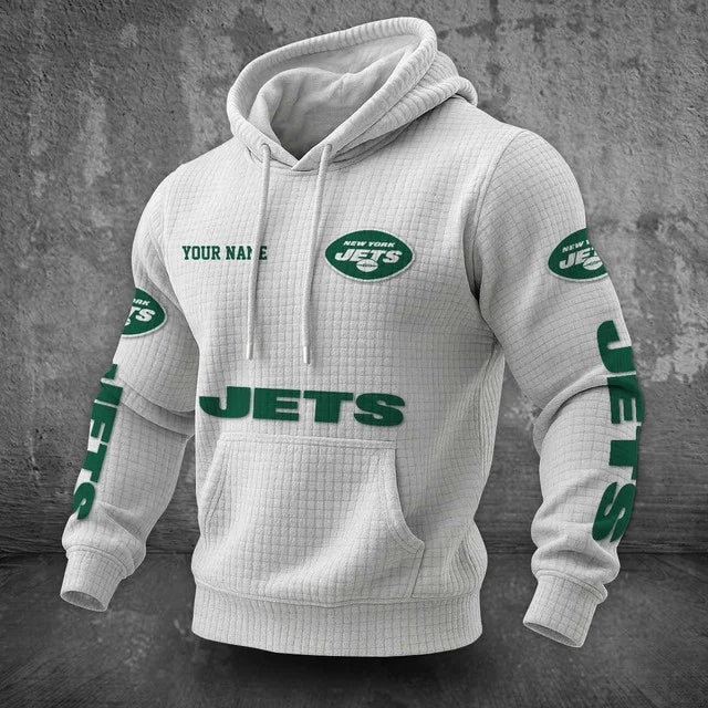 [SPECIAL OFFER] NEW CUSTOMIZED NFL25 NYJ NEW YORK JETS UNISEX HOODED SWEATSHIRT