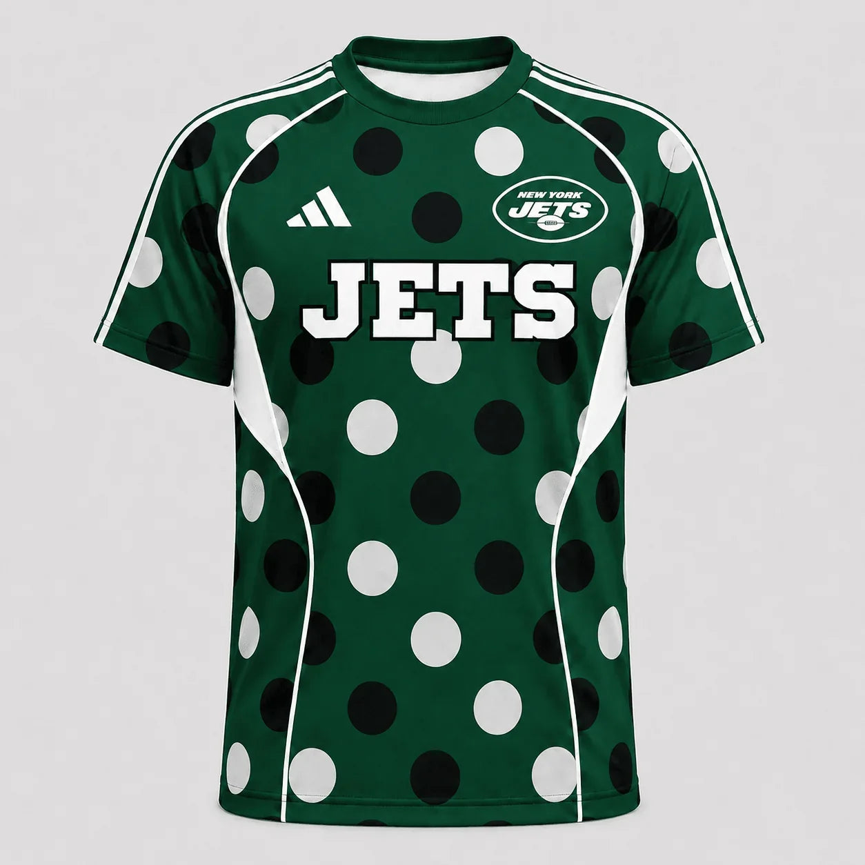 [SPECIAL OFFER] NEW CUSTOMIZED NFL25 NYJ NEW YORK JETS RAGLAN TEE