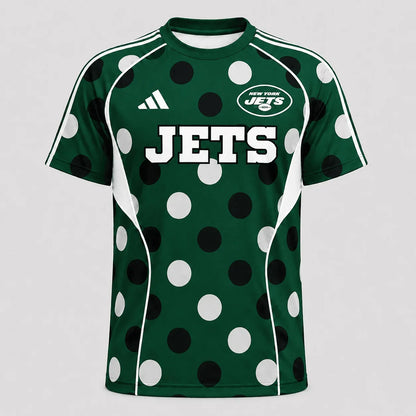 [SPECIAL OFFER] NEW CUSTOMIZED NFL25 NYJ NEW YORK JETS RAGLAN TEE