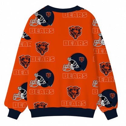 [SPECIAL OFFER] NEW CUSTOMIZED NFL26 CCB CHICAGO BEARS CARDIGAN