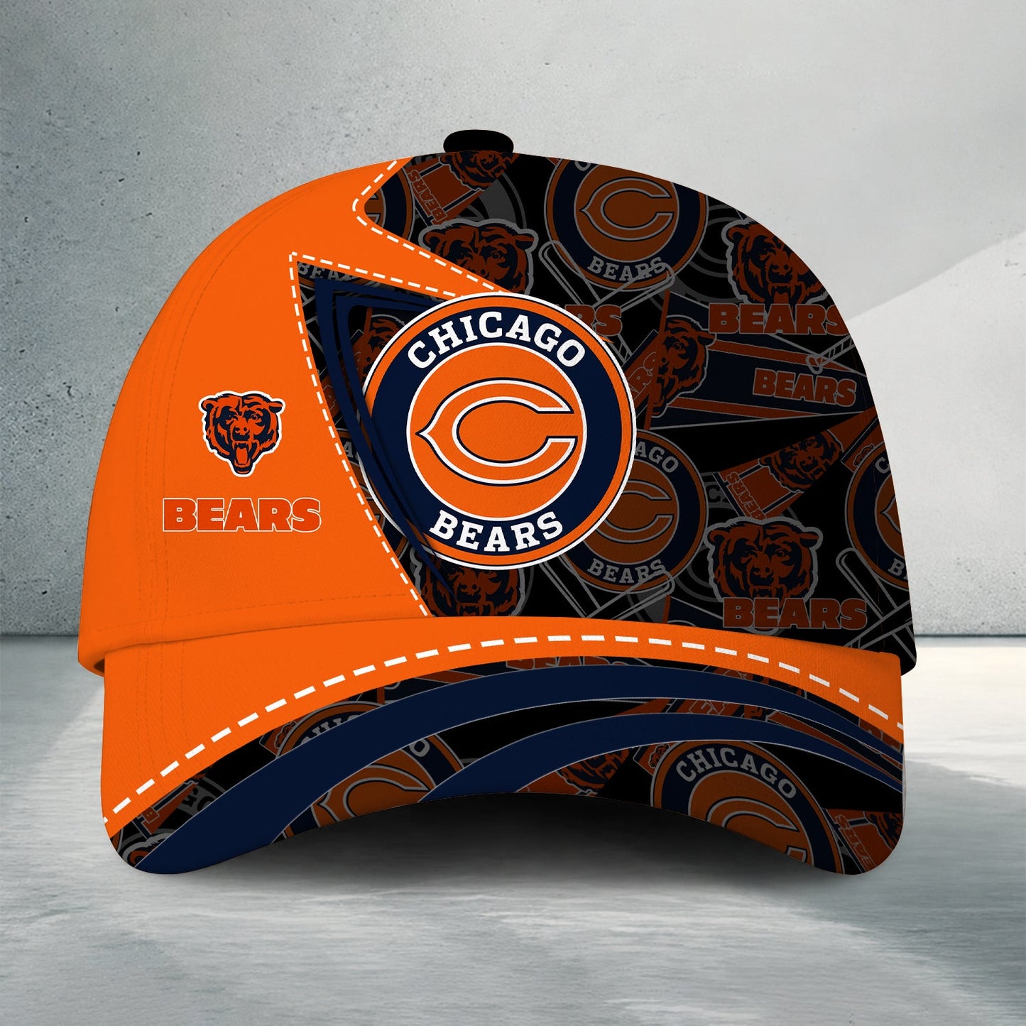 [SPECIAL OFFER] NEW CUSTOMIZED NFL26 CCB CHICAGO BEARS CLASSIC CAP
