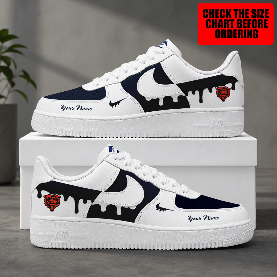[SPECIAL OFFER] NEW CUSTOMIZED NFL26 CCB CHICAGO BEARS AF1 SHOES