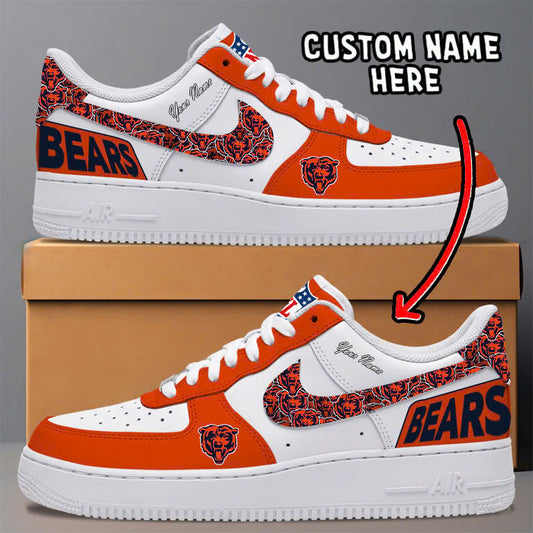 [SPECIAL OFFER] NEW CUSTOMIZED NFL26 CCB CHICAGO BEARS AF1 SNEAKERS