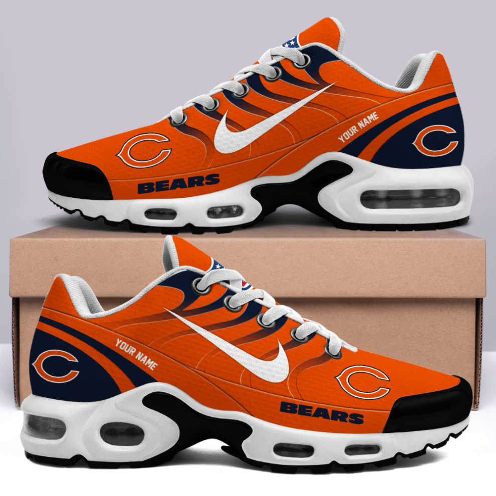 [SPECIAL OFFER] NEW CUSTOMIZED NFL26 CCB CHICAGO BEARS AIR MAX PLUS SNEAKERS