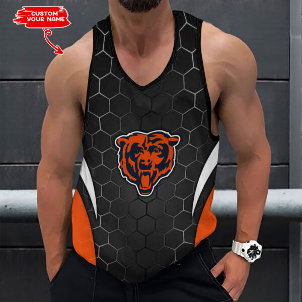 [SPECIAL OFFER] NEW CUSTOMIZED NFL26 CCB CHICAGO BEARS UNISEX TANK TOP