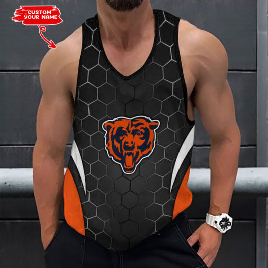 [SPECIAL OFFER] NEW CUSTOMIZED NFL26 CCB CHICAGO BEARS UNISEX TANK TOP