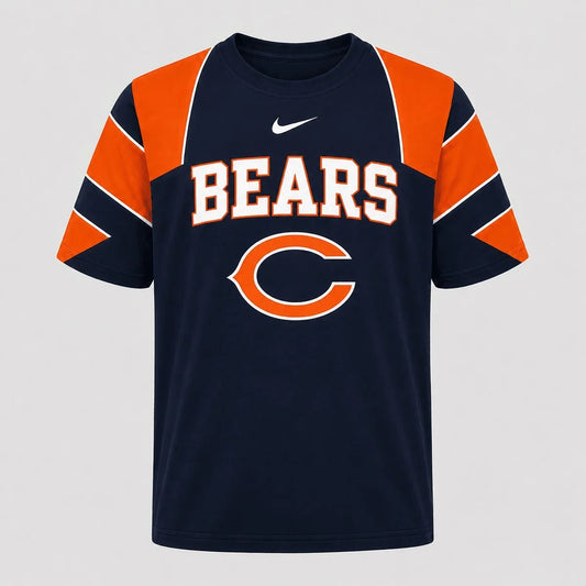 [SPECIAL OFFER] NEW CUSTOMIZED NFL26 CCB CHICAGO BEARS RAGLAN TEE
