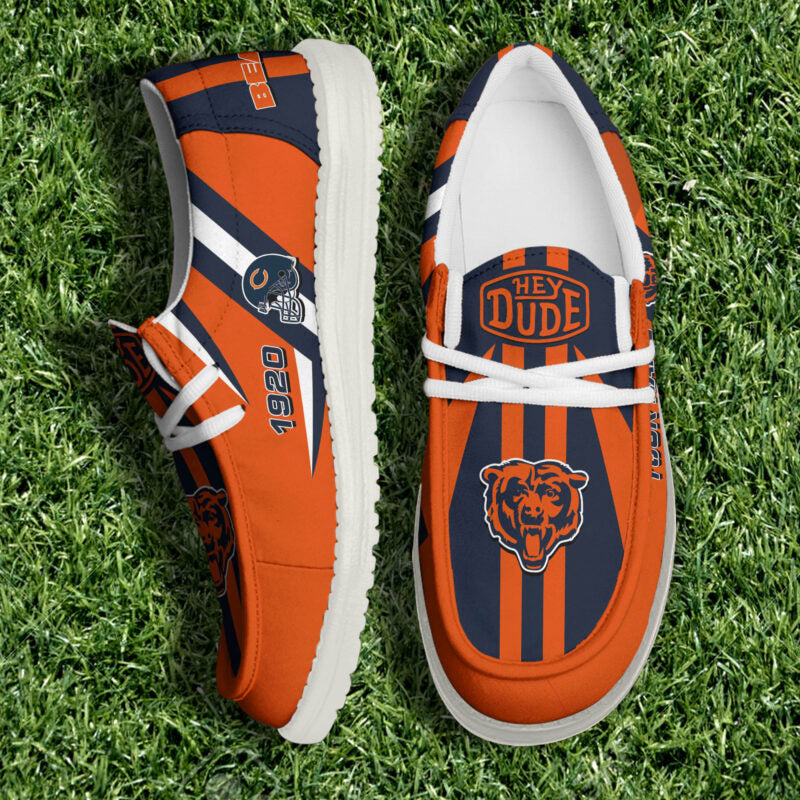 [SPECIAL OFFER] NEW CUSTOMIZED NFL26 CCB CHICAGO BEARS LOAFER SHOES