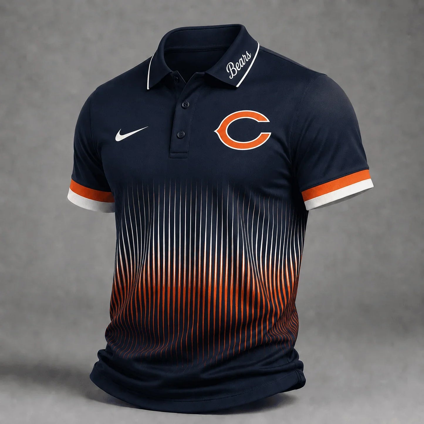 [SPECIAL OFFER] NEW CUSTOMIZED NFL26 CCB CHICAGO BEARS POLO SHIRT