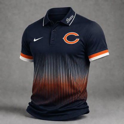 [SPECIAL OFFER] NEW CUSTOMIZED NFL26 CCB CHICAGO BEARS POLO SHIRT
