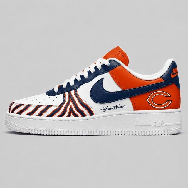 [SPECIAL OFFER] NEW CUSTOMIZED NFL26 CCB CHICAGO BEARS AF1 SHOES