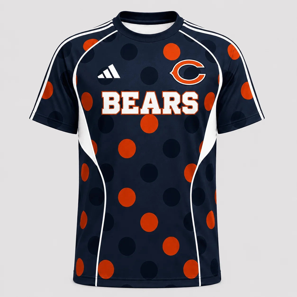 [SPECIAL OFFER] NEW CUSTOMIZED NFL26 CCB CHICAGO BEARS RAGLAN TEE