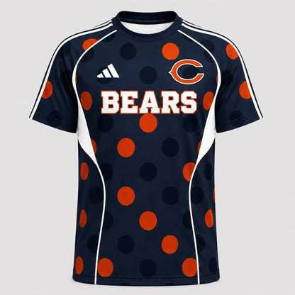 [SPECIAL OFFER] NEW CUSTOMIZED NFL26 CCB CHICAGO BEARS RAGLAN TEE