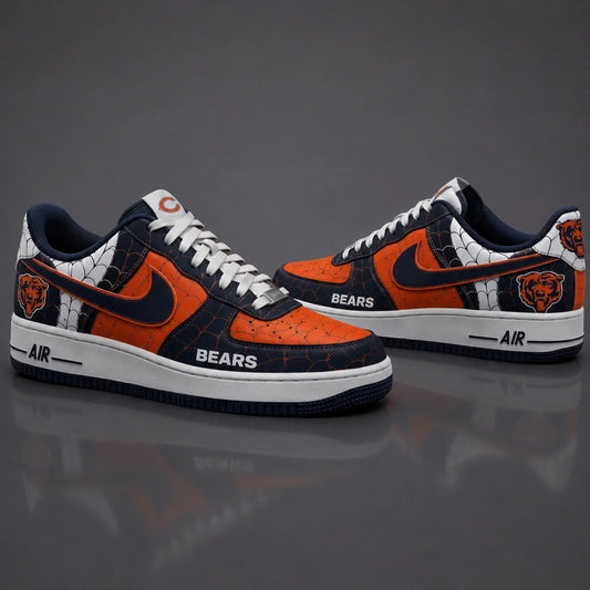 [SPECIAL OFFER] NEW CUSTOMIZED NFL26 CCB CHICAGO BEARS x SPIDER AF1 SHOES