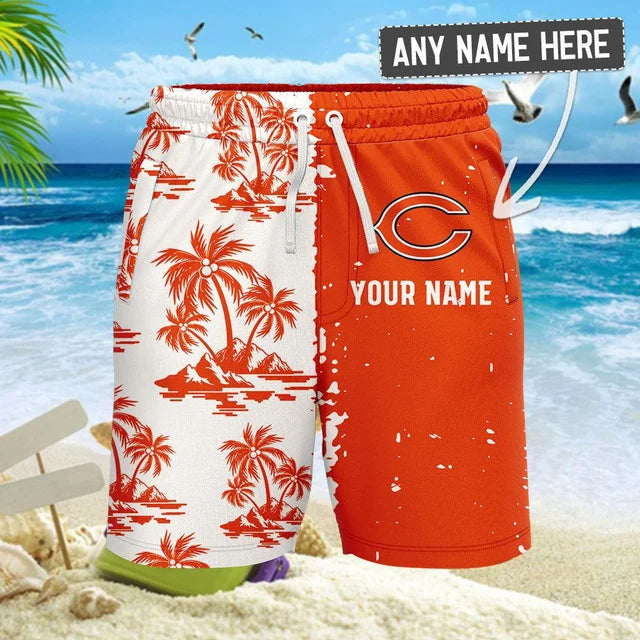 [SPECIAL OFFER] NEW CUSTOMIZED NFL26 CCB CHICAGO BEARS UNISEX HAWAIIAN SHIRT & SHORTS SET