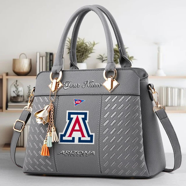LIMITED EDITION - NEW CUSTOMIZED FBS NCAA27 ARW AR WILCATS HANDBAG MULTICOLOR