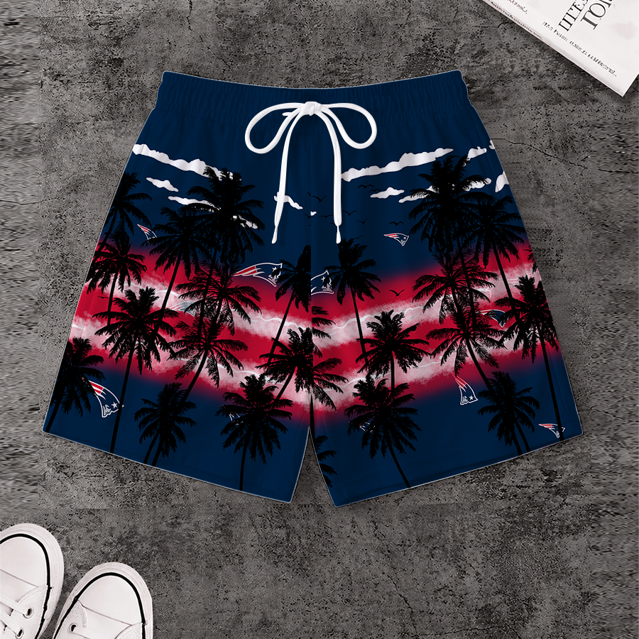 [SPECIAL OFFER] NEW CUSTOMIZED NFL27 NEP NEW ENGLAND PATRIOTS SHORT PANTS