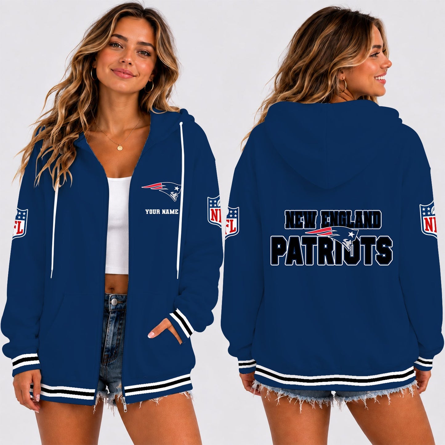 [SPECIAL OFFER] NEW CUSTOMIZED NFL27 NEP NEW ENGLAND PATRIOTS T-SHIRT, HOODIE, ZIP HOODIE