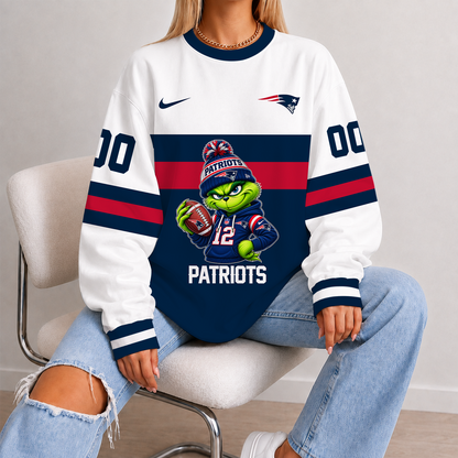 [SPECIAL OFFER] NEW CUSTOMIZED NFL27 NEP NEW ENGLAND PATRIOTS UNISEX SWEATSHIRT