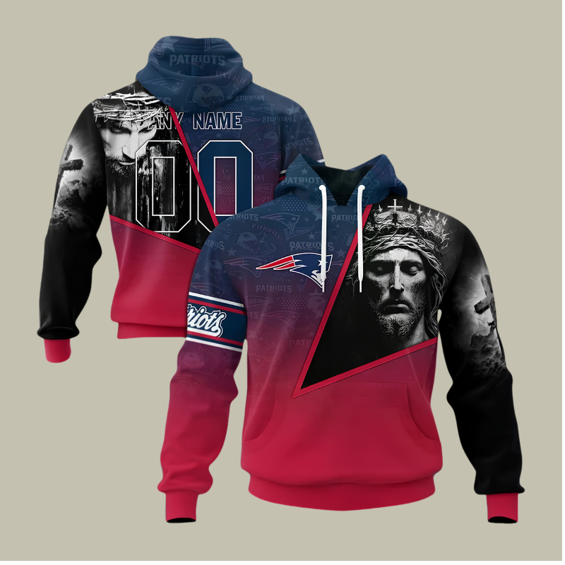 [SPECIAL OFFER] NEW CUSTOMIZED NFL27 NEP NEW ENGLAND PATRIOTS GOD'S BLESSING T-SHIRT, HOODIE & ZIP HOODIE