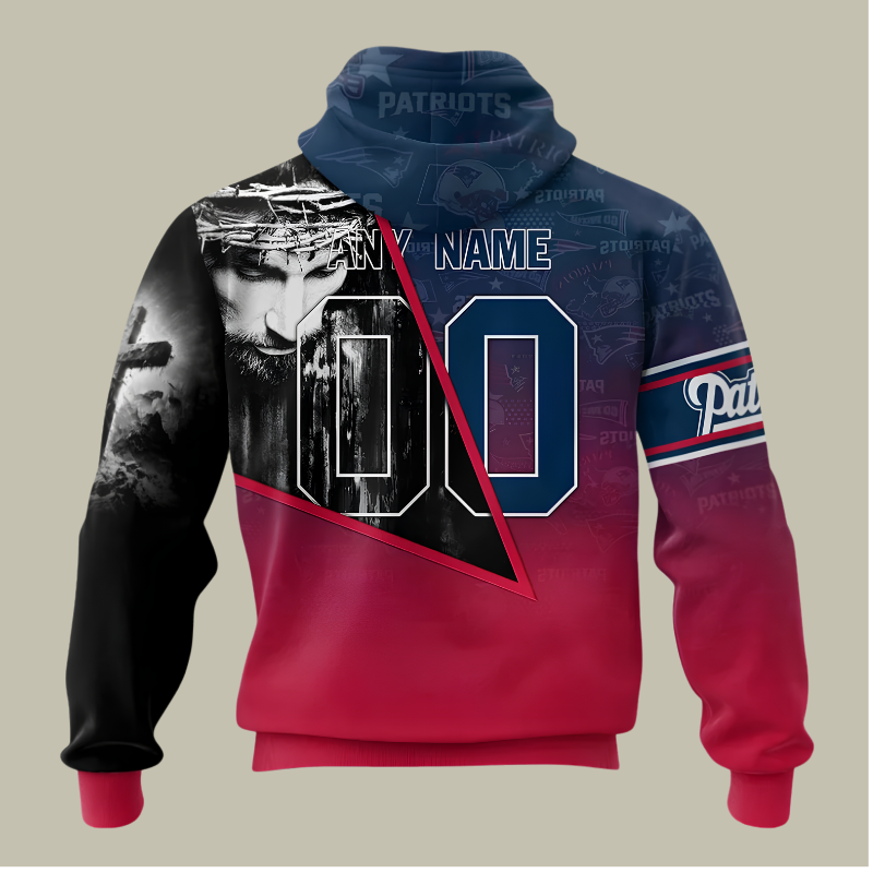 [SPECIAL OFFER] NEW CUSTOMIZED NFL27 NEP NEW ENGLAND PATRIOTS GOD'S BLESSING T-SHIRT, HOODIE & ZIP HOODIE