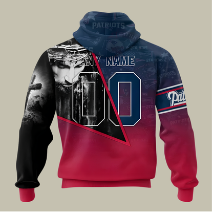 [SPECIAL OFFER] NEW CUSTOMIZED NFL27 NEP NEW ENGLAND PATRIOTS GOD'S BLESSING T-SHIRT, HOODIE & ZIP HOODIE