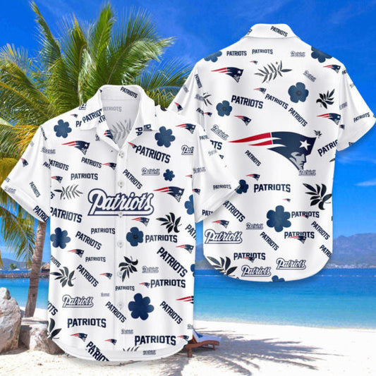 [SPECIAL OFFER] NEW CUSTOMIZED NFL27 NEP NEW ENGLAND PATRIOTS UNISEX HAWAIIAN SHIRT
