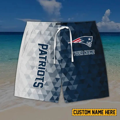 [SPECIAL OFFER] NEW CUSTOMIZED NFL27 NEP NEW ENGLAND PATRIOTS SHORT PANTS
