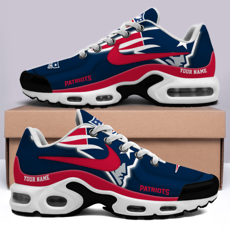 [SPECIAL OFFER] NEW CUSTOMIZED NFL27 NEP NEW ENGLAND PATRIOTS AIR MAX PLUS SNEAKERS