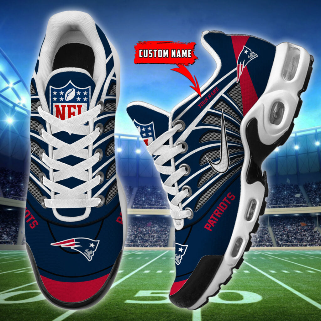 [SPECIAL OFFER] NEW CUSTOMIZED NFL27 NEP NEW ENGLAND PATRIOTS AIR MAX PLUS SNEAKERS