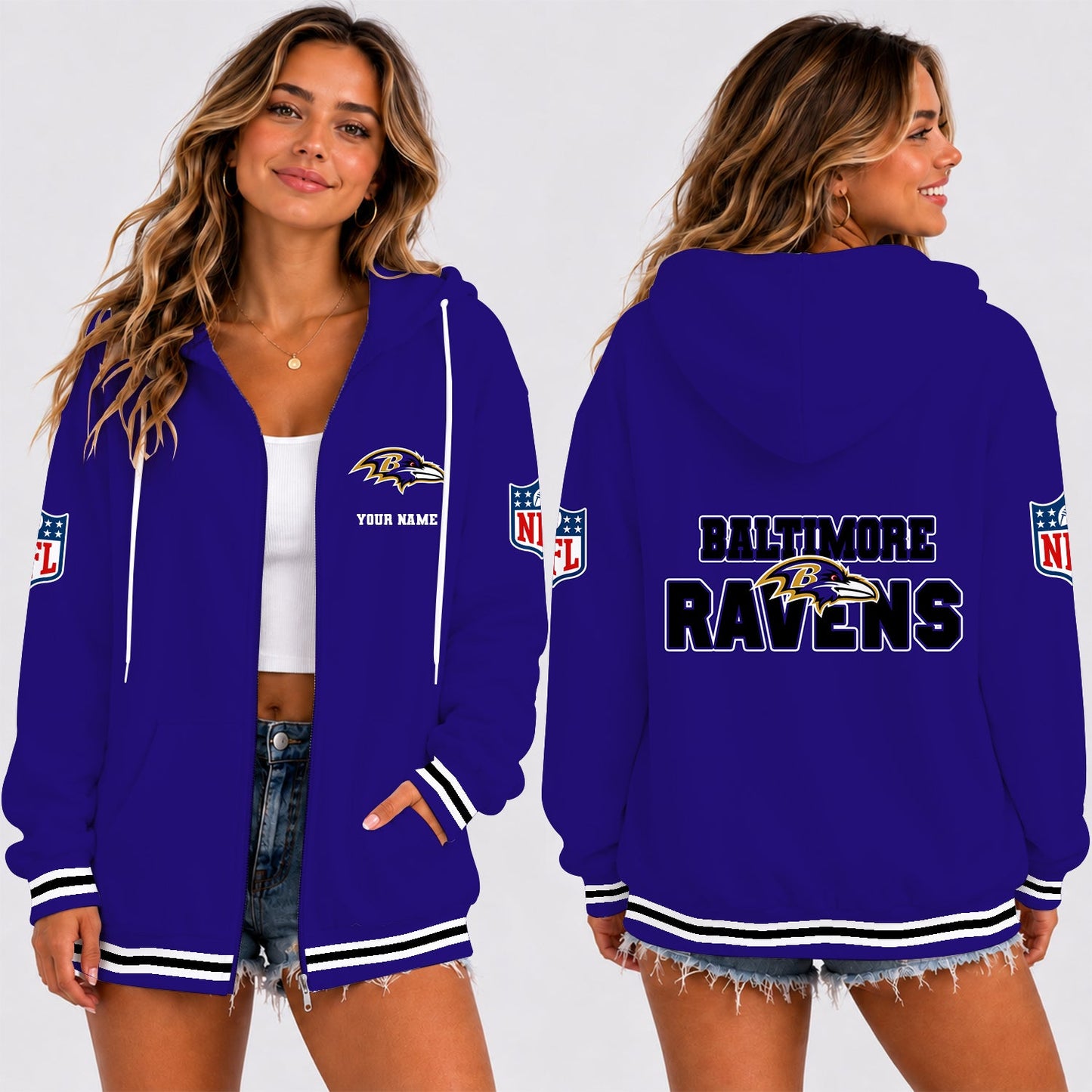 [SPECIAL OFFER] NEW CUSTOMIZED NFL28 BTR BALTIMORE RAVENS T-SHIRT, HOODIE, ZIP HOODIE