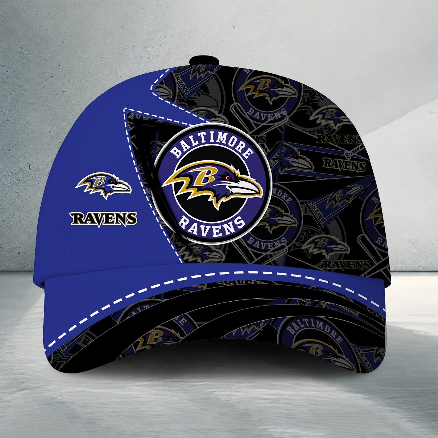 [SPECIAL OFFER] NEW CUSTOMIZED NFL28 BTR BALTIMORE RAVENS CLASSIC CAP