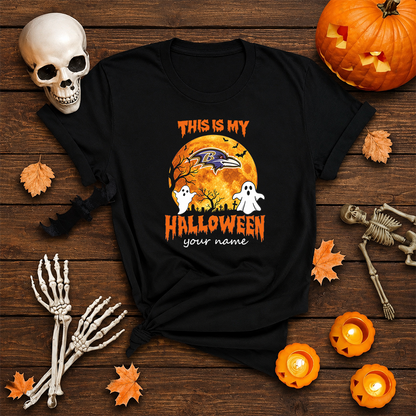 [SPECIAL OFFER] NEW CUSTOMIZED NFL28 BTR BALTIMORE RAVENS  HALLOWEEN T-SHIRT, HOODIE & ZIP HOODIE